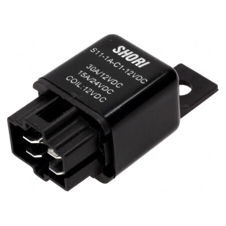 Releu Electromagnetic SPST-NO 12V 30A | Electronic-mag.ro | Componente Electronice