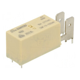 Releu electromagnetic SPST-NO 12VDC 16A 277VAC THT | Electronic-mag.ro | Componente Electronice