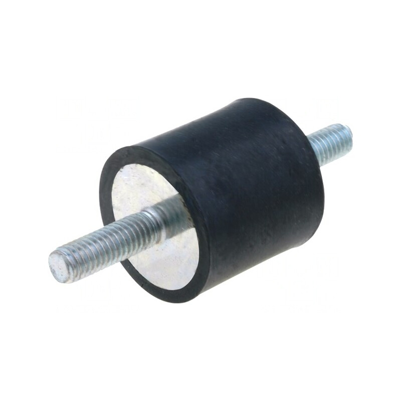 Atenuator de Vibrații M6 25mm Guma | Electronic-mag.ro | Componente Electronice