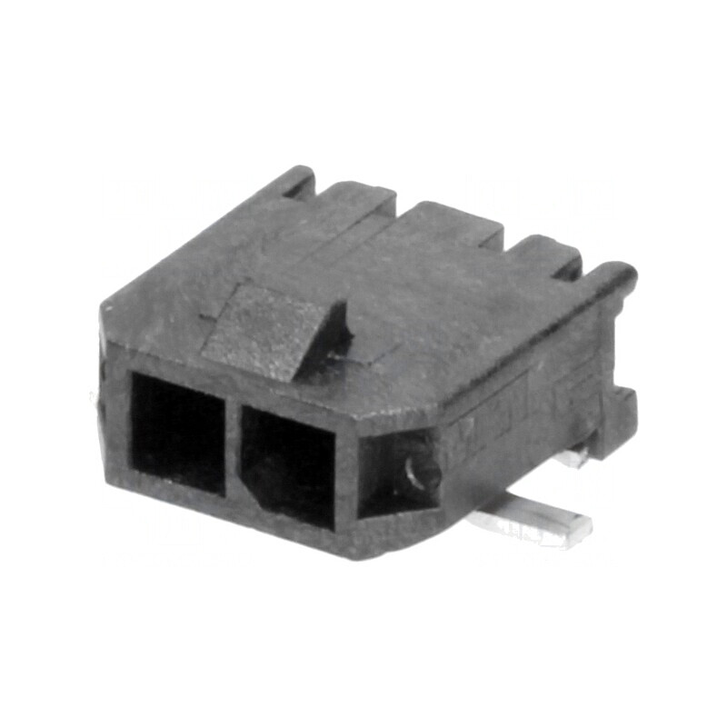 Soclu cablu-placă tată Micro-Fit 3.0 3mm 2 PIN SMT 5A 600V | Electronic-mag.ro | Componente Electronice