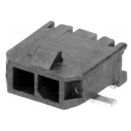 Soclu cablu-placă tată Micro-Fit 3.0 3mm 2 PIN SMT 5A 600V | Electronic-mag.ro | Componente Electronice