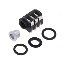 Jack Stereo 1/4'' M Switchable | Electronic-mag.ro | Componente Electronice