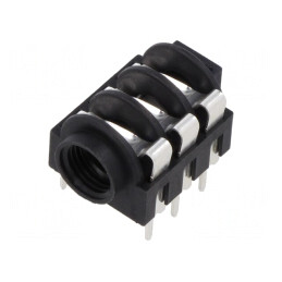 Adaptor Audio Jack 1/4'' Stereo