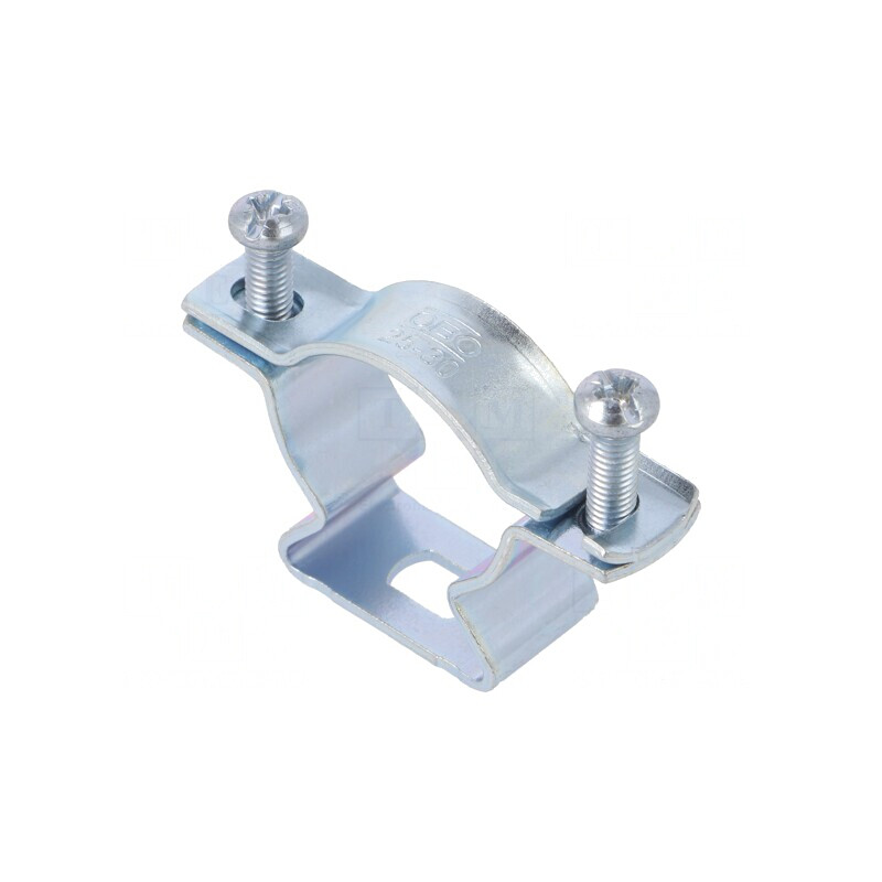 Colier cu șurub oțel zinc 25-30mm | Electronic-mag.ro | Componente Electronice