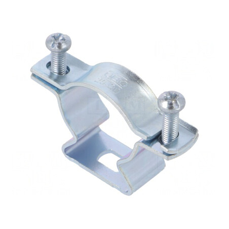 Colier cu șurub oțel zinc 25-30mm | Electronic-mag.ro | Componente Electronice