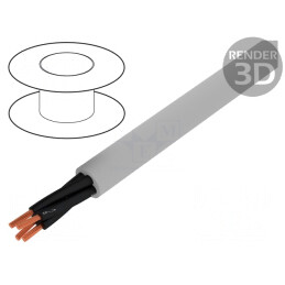 Cablu Electric JZ-500 4x1mm2 Gri Neecranat 300V/500V | Electronic-mag.ro | Componente Electronice