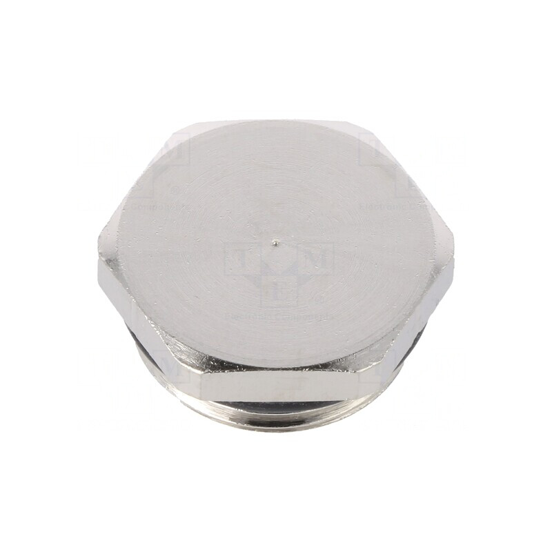Capac de protecție PG11 IP68 alamă nichelată | Electronic-mag.ro | Componente Electronice