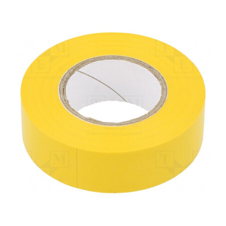 Bandă Electroizolantă Galbenă 19mm x 20m | Electronic-mag.ro | Componente Electronice