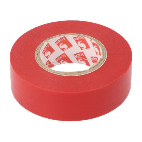 Bandă Electroizolantă Roșie 19mm x 20m | Electronic-mag.ro | Componente Electronice