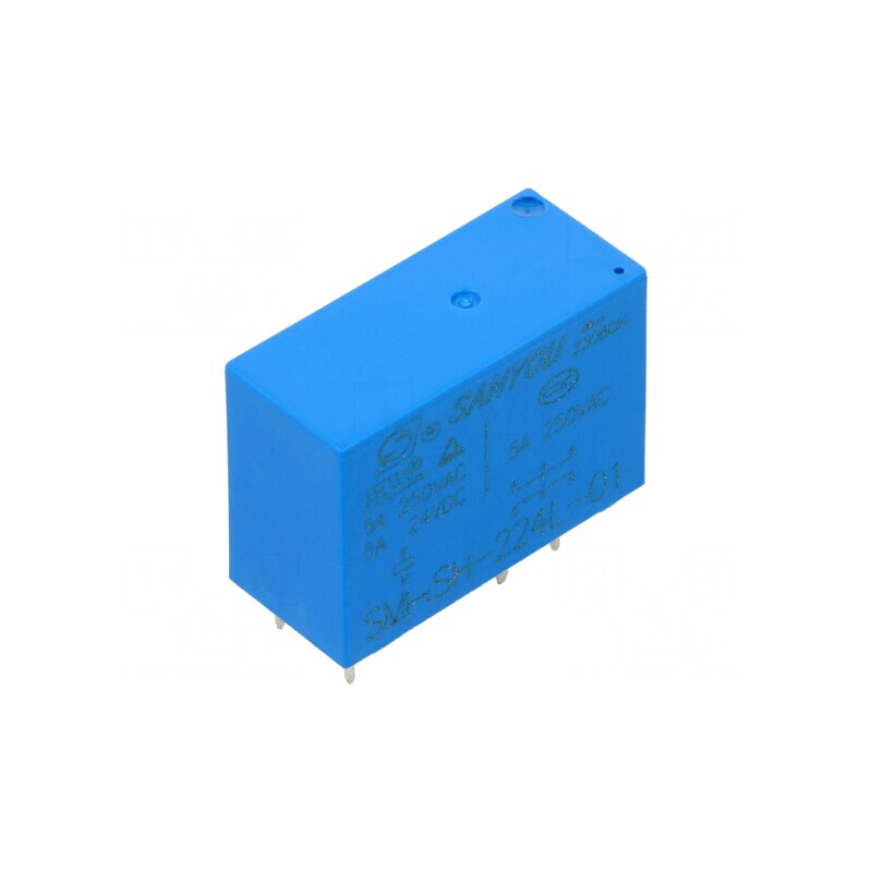 Releu Electromagnetic DPDT 24VDC 8A | Electronic-mag.ro | Componente Electronice