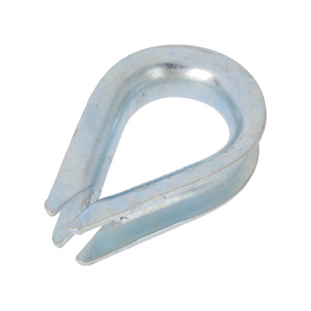 Cârlig de Fixare Cablu Oțel 18mm Zincat | Electronic-mag.ro | Componente Electronice