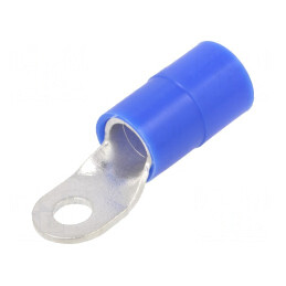 Vârf Inelar M8 8.5mm 50mm2 Crimpat Cupru Izolat | Electronic-mag.ro | Componente Electronice