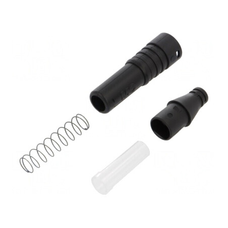 Carcasa Electrică Neagră 52mm 32A | Electronic-mag.ro | Componente Electronice