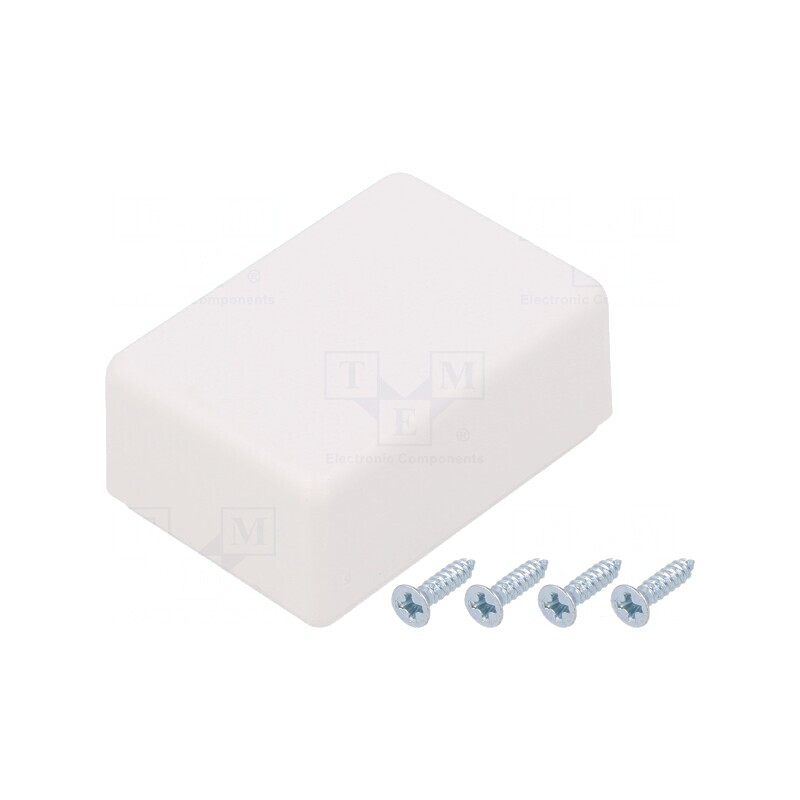 Carcasă Universală ABS Albă 27x39x18mm | Electronic-mag.ro | Componente Electronice