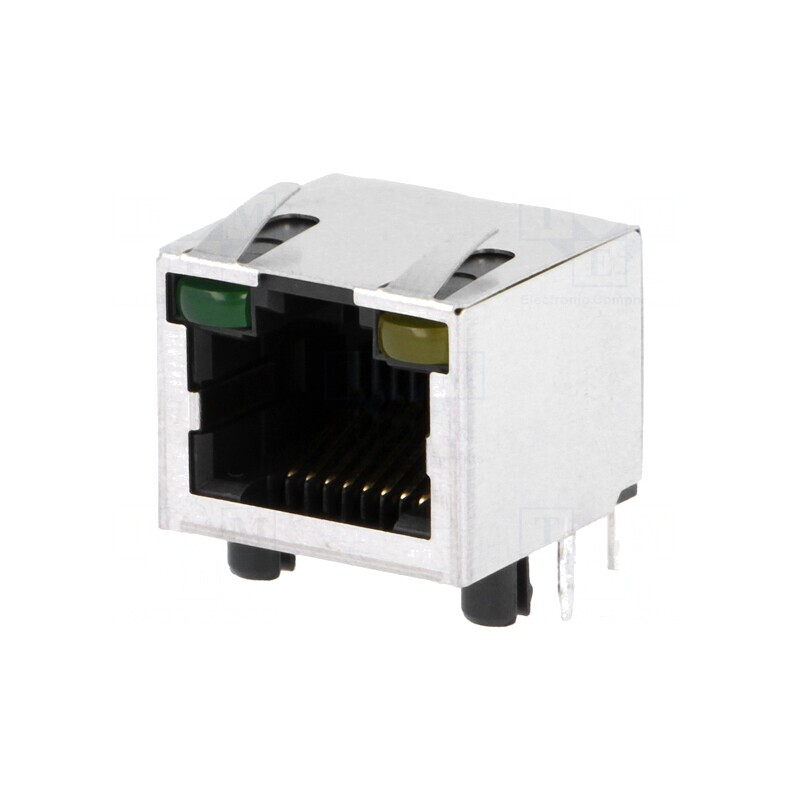 Soclu RJ45 Cat5 Ecranat cu LED 8p8c THT | Electronic-mag.ro | Componente Electronice Soclu RJ45 Cat5 Ecranat cu LED 8p8c THT | Electronic-mag.ro | Componente Electronice