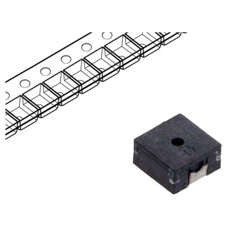 Semnalizator Electromagnetic SMD 1100Hz | Electronic-mag.ro | Componente Electronice