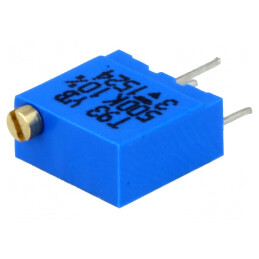 Potentiometru Multitura 500kΩ 500mW THT ±10% | Electronic-mag.ro | Componente Electronice