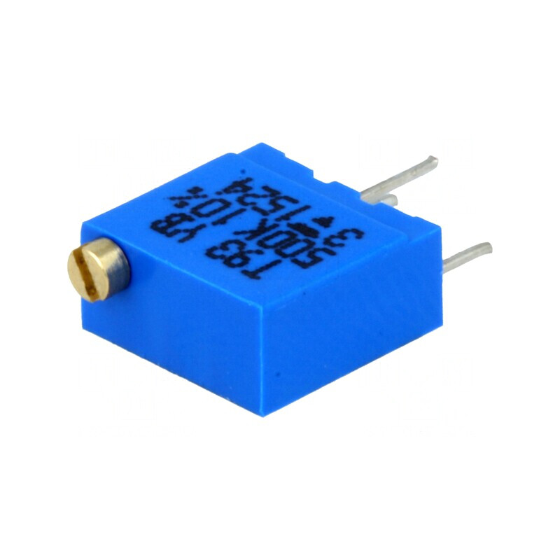 Potentiometru Multitura 500kΩ 500mW THT ±10% | Electronic-mag.ro | Componente Electronice