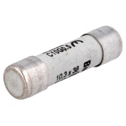 Siguranță 500mA 500VAC 10,3x38mm | Electronic-mag.ro | Componente Electronice