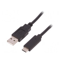 Cablu USB 2.0 USB-A la USB-C 1m | Electronic-mag.ro | Componente Electronice