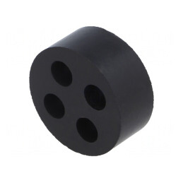 Insert Presetupă 8mm M40 IP54 Cauciuc NBR 4 Orificii | Electronic-mag.ro | Componente Electronice