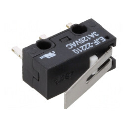 Microîntrerupător SNAP ACTION SPDT 3A 125VAC 2A 30VDC | Electronic-mag.ro | Componente Electronice