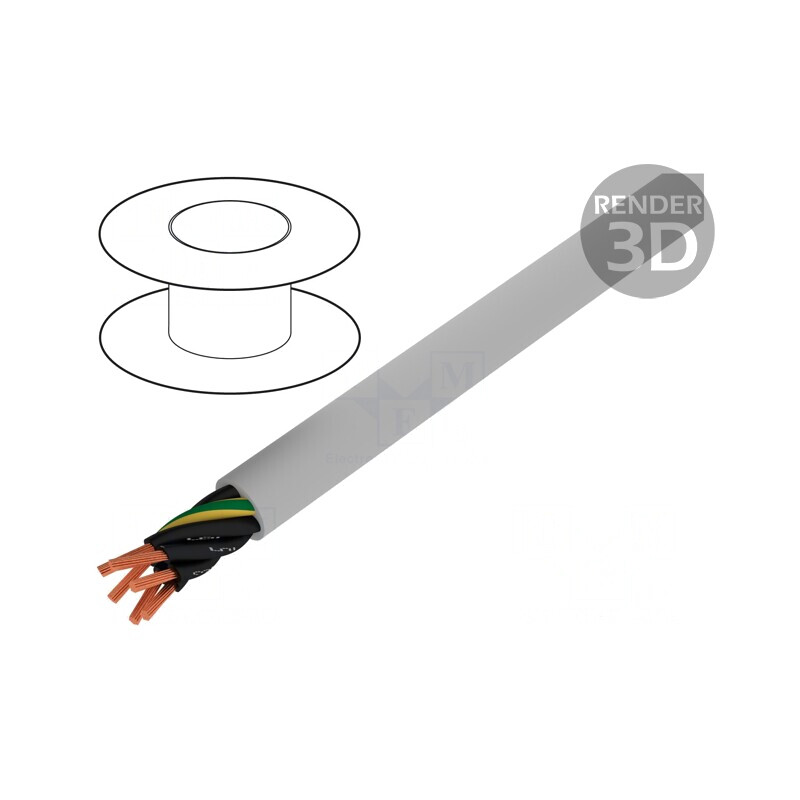 Cablu Neecranat JZ-500 Gri 6G0,5mm2 300V-500V | Electronic-mag.ro | Componente Electronice Cablu Neecranat JZ-500 Gri 6G0,5mm2 300V-500V | Electronic-mag.ro | Componente Electronice