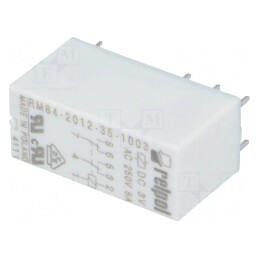 Releu Electromagnetic DPDT 3VDC 8A PCB | Electronic-mag.ro | Componente Electronice
