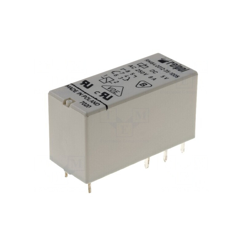 Releu Electromagnetic DPDT 5VDC 8A PCB | Electronic-mag.ro | Componente Electronice Releu Electromagnetic DPDT 5VDC 8A PCB | Electronic-mag.ro | Componente Electronice