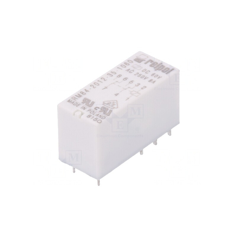 Releu electromagnetic DPDT 60VDC 8A PCB | Electronic-mag.ro | Componente Electronice Releu electromagnetic DPDT 60VDC 8A PCB | Electronic-mag.ro | Componente Electronice