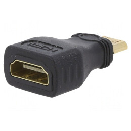 Adaptor HDMI la Mini HDMI Negru | Electronic-mag.ro | Componente Electronice