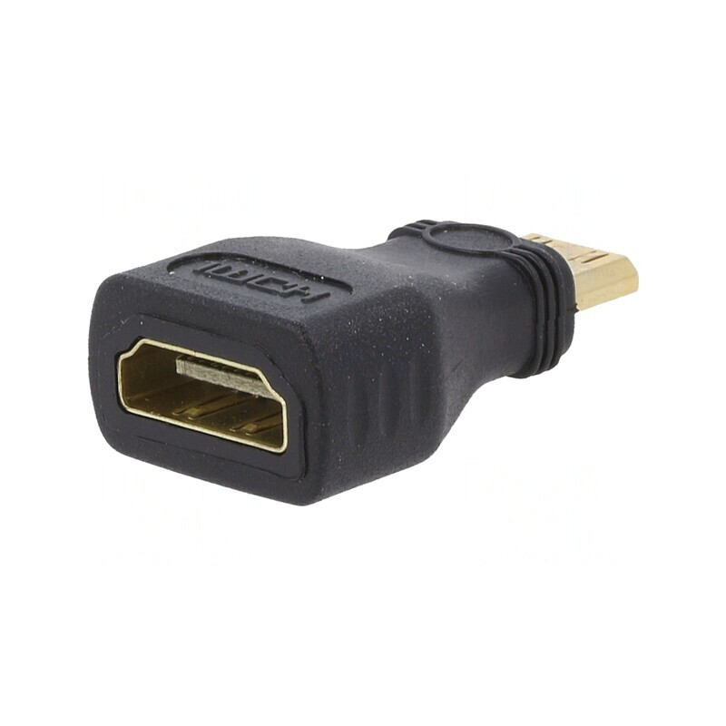 Adaptor HDMI la Mini HDMI Negru | Electronic-mag.ro | Componente Electronice
