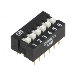 Comutator DIP-SWITCH 6 Secțiuni ON-OFF 24V | Electronic-mag.ro | Componente Electronice