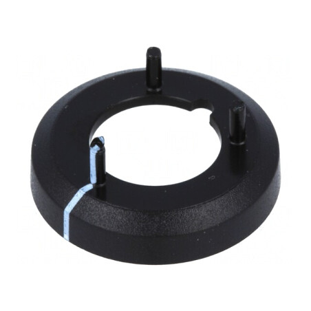 Capac Piuliță Indicator ABS Negru Fixare Apăsare | Electronic-mag.ro | Componente Electronice