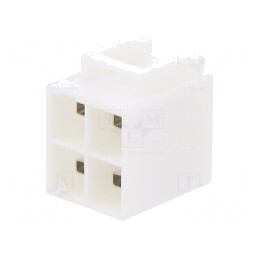 Soclu cablu-placă 4 pini cositorit pentru PCB | Electronic-mag.ro | Componente Electronice