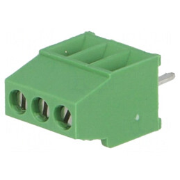Regletă de Conexiuni PCB 90° 2,54mm 3 Piste 10A | Electronic-mag.ro | Componente Electronice