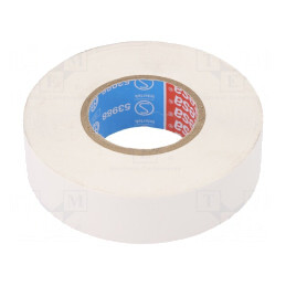 Bandă Electroizolantă Albă 19mm x 20m | Electronic-mag.ro | Componente Electronice