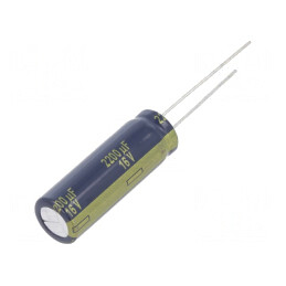 Condensator Electrolitic Low ESR THT 2200uF 16V 10x30mm | Electronic-mag.ro | Componente Electronice