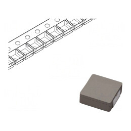 Inductor SMD 3.3uH 6A 33.8mΩ 20% 100kHz