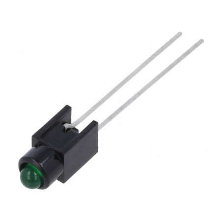 LED verde 3mm 30mA 60° | Electronic-mag.ro | Componente Electronice