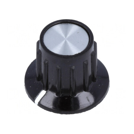 Buton Rotativ cu Flanșă Bachelită 6,35mm 14,8x15mm | Electronic-mag.ro | Componente Electronice
