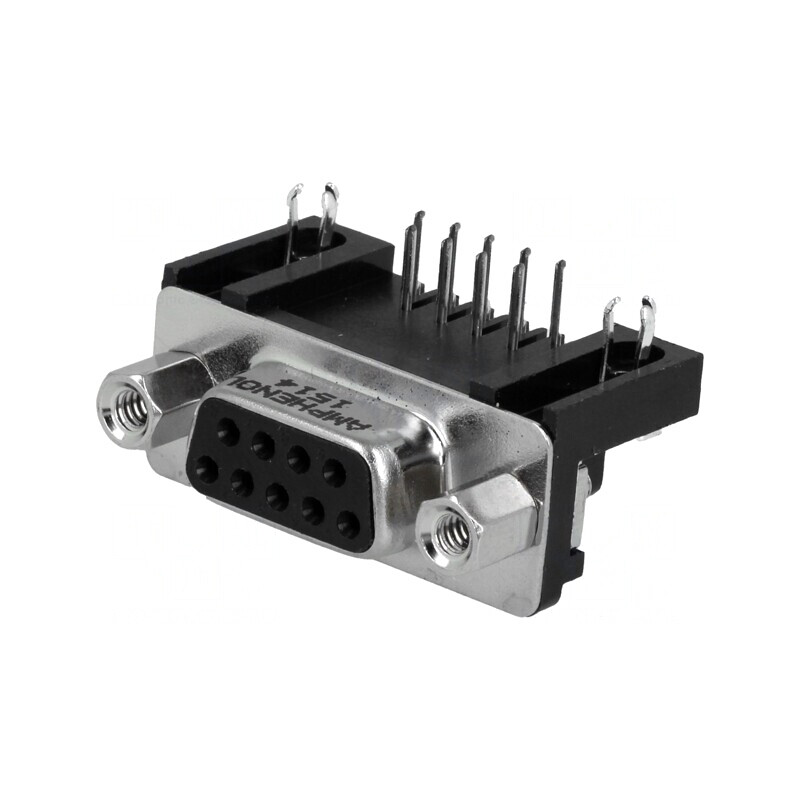 Conector D-Sub 9 Pin Soclu Mamă 90° 5A 250V | Electronic-mag.ro | Componente Electronice