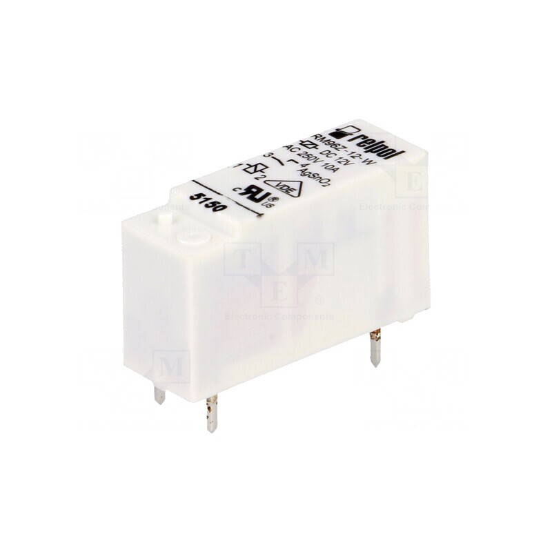 Releu Electromagnetic SPST-NO 12VDC 8A | Electronic-mag.ro | Componente Electronice