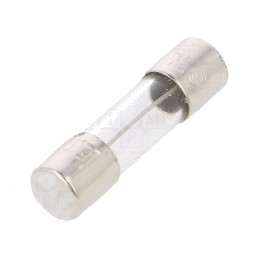 Siguranță Întârziată 63mA 250V Cilindrică din Sticlă | Electronic-mag.ro | Componente Electronice