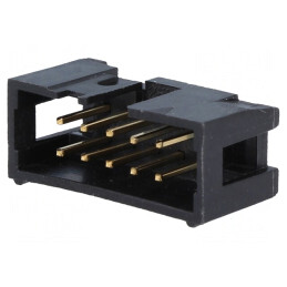 Soclu IDC 10 pini drept aurit 2,54mm THT | Electronic-mag.ro | Componente Electronice
