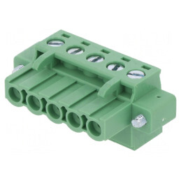 Regletă de Conexiuni Deconectabilă 5 Piste 5,08mm Drept | Electronic-mag.ro | Componente Electronice