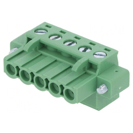 Regletă de Conexiuni Deconectabilă 5 Piste 5,08mm Drept | Electronic-mag.ro | Componente Electronice