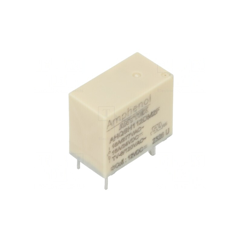 Releu Electromagnetic SPST-NO 12V 16A | Electronic-mag.ro | Componente Electronice