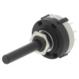 Comutator Rotativ 4 Pozitii 0.3A 125V 1A 30V 30° | Electronic-mag.ro | Componente Electronice