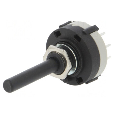 Comutator Rotativ 4 Pozitii 0.3A 125V 1A 30V 30° | Electronic-mag.ro | Componente Electronice